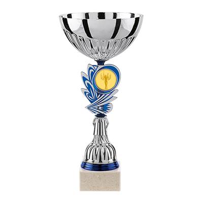 Coupe argent bleu 34cm - TDF125B