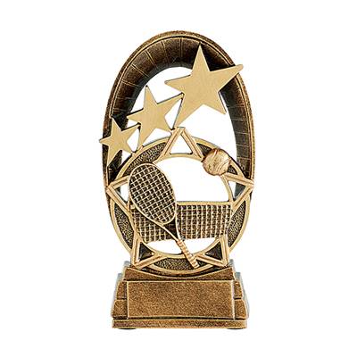 Trophée tennis résine 16cm - RS2805