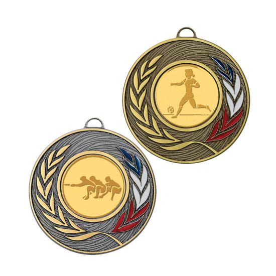 Médaille émaillée laiton Ø50mm 