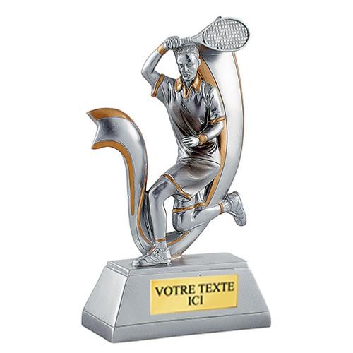 Trophée tennis résine 18cm - RS1715