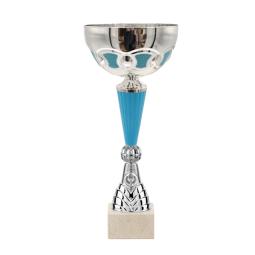 Coupe argent bleu 37cm