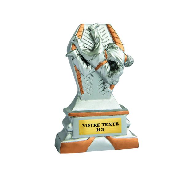 Trophée judo résine 12cm