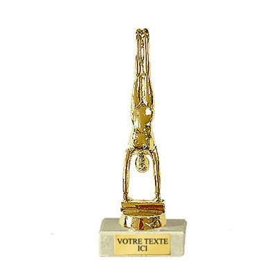 Trophée gym femme métal 17cm - SM044