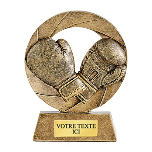 Trophée boxe résine 11cm - RS3104