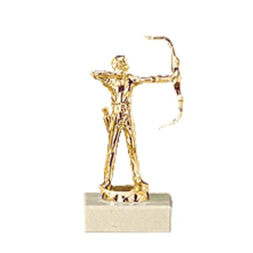 Trophée tir à l'arc femme métal 14cm - SM048