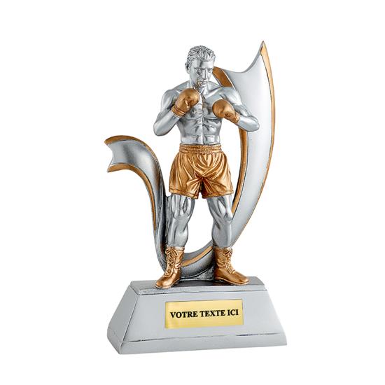 Trophée boxe résine 20cm - RS3454