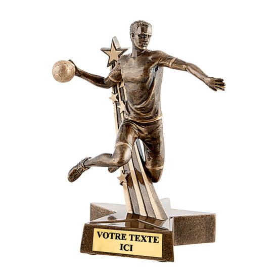 Trophée handball résine 21cm - RS0304