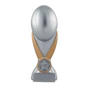 Trophée rugby résine 16cm - RS1711