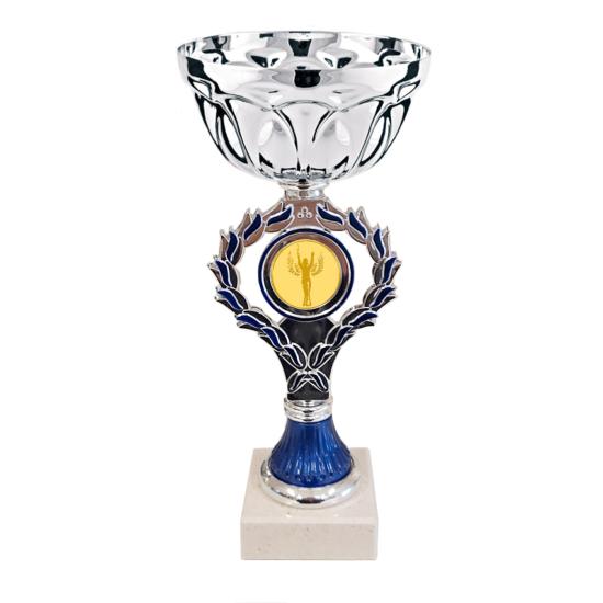 Coupe argent bleu 19cm - TDF5F