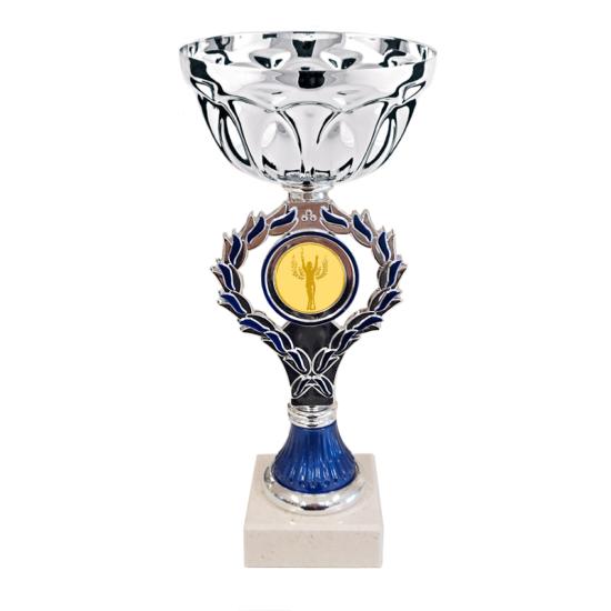 Coupe argent bleu 19cm - TDF5F