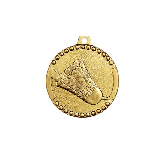 Médaille fer badminton Ø32mm - M161R