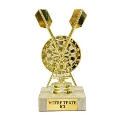 Trophée fléchette plastique 14cm - FST1008