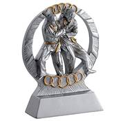 Trophée judo femme résine 16cm - RS2519