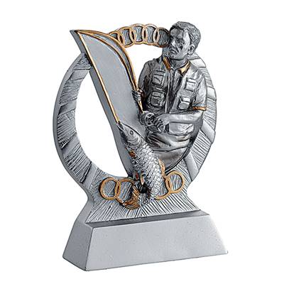 Trophée pêche résine 11cm - RS2531