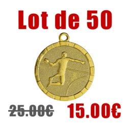 Médaille handball Ø32mm lot 50 - M147RLOT