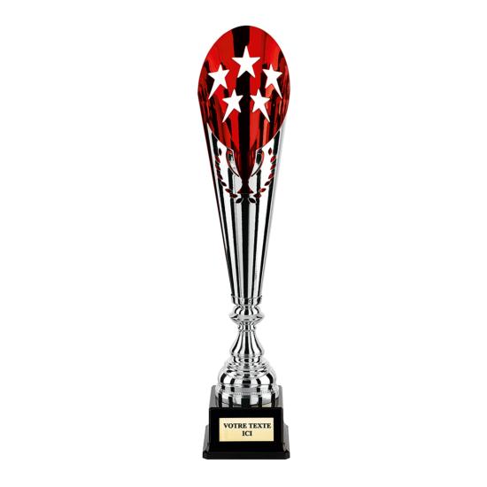 Coupe prestige argent rouge 48cm