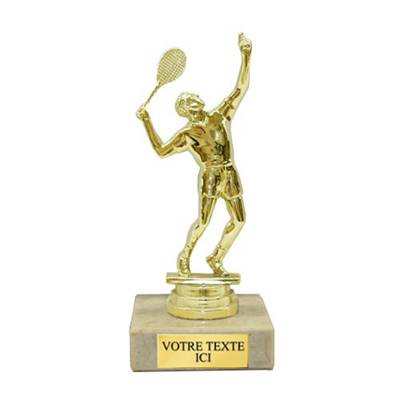 Trophée tennis plastique 14cm - FST1024