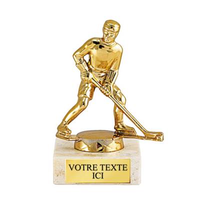 Trophée hockey sur glace métal 12cm