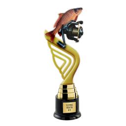 Trophée pêche acrylique couleur 31cm