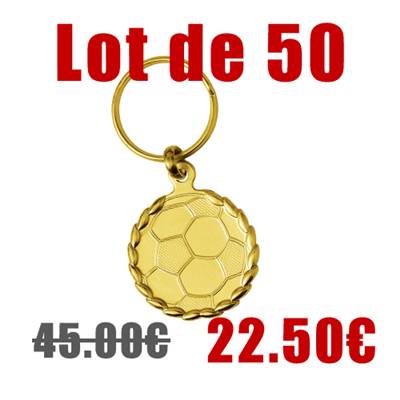 Porte-clefs foot lot 50