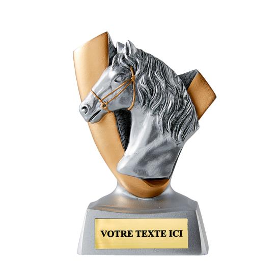 Trophée équitation résine 10cm - RS3510