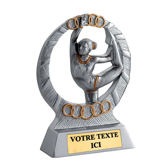 Trophée gymnastique résine 11cm
