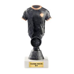 Trophée foot maillot plastique 17 cm