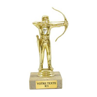 Trophée tir à l'arc plastique 16cm - FST1018