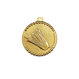 Médaille fer badminton Ø32mm - M161R