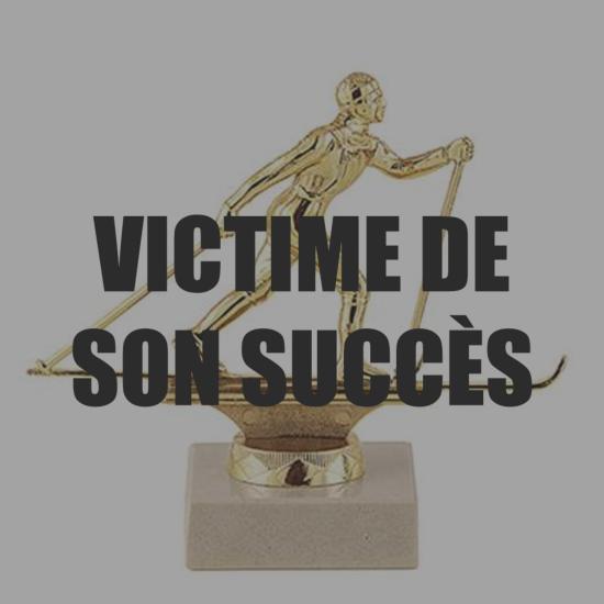 Trophée ski de fond métal 13cm