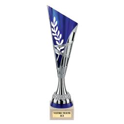 Coupe argent bleu 34cm