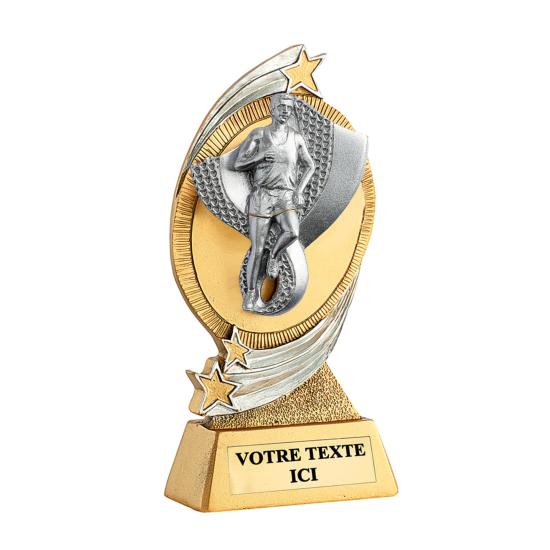 Trophée course à pied résine 13cm