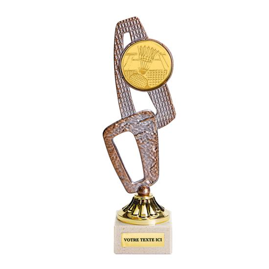 Trophée métal discipline au choix<br>2 tailles disponibles