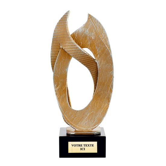 Trophée design métal 27cm