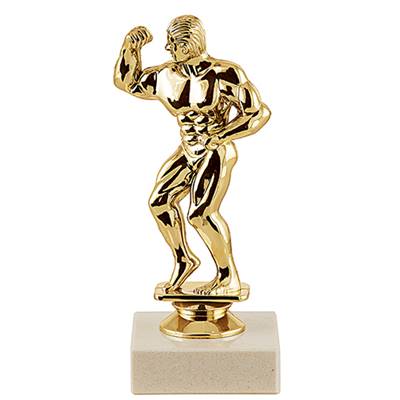 Trophée bodybuilding plastique 15cm - MSJ013