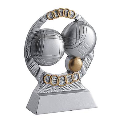 Trophée pétanque résine