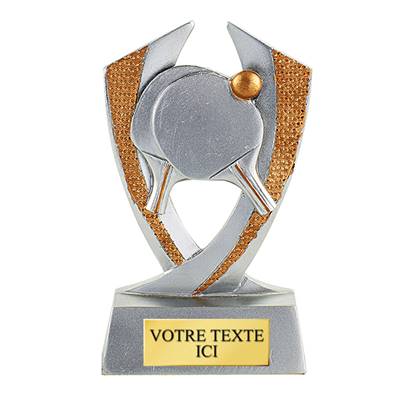 Trophée tennis de table résine 11cm - RS2734