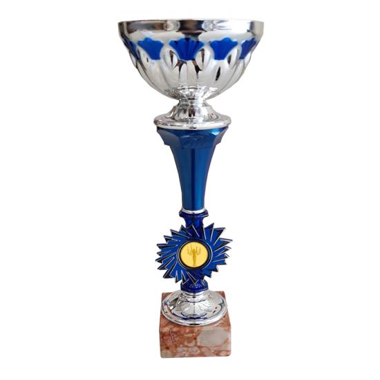 Coupe argent bleu 26 cm - TDF75C