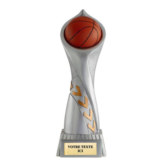 Trophée basket résine 36cm