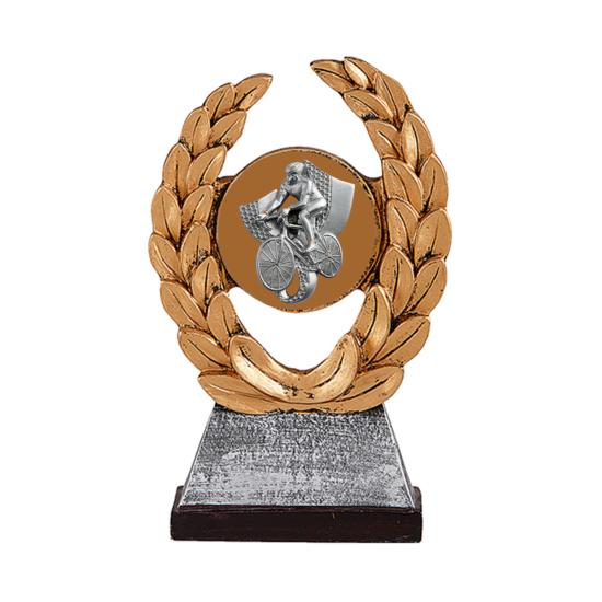 Trophée cyclisme résine 23cm