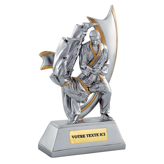 Trophée judo résine <br> 2 tailles disponibles