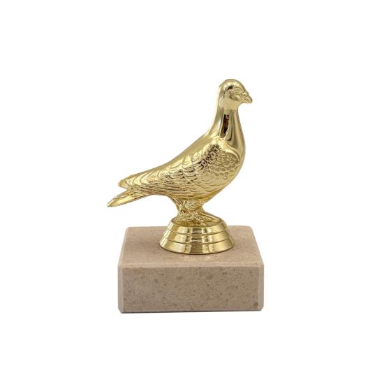 Trophée pigeon plastique 8.5cm
