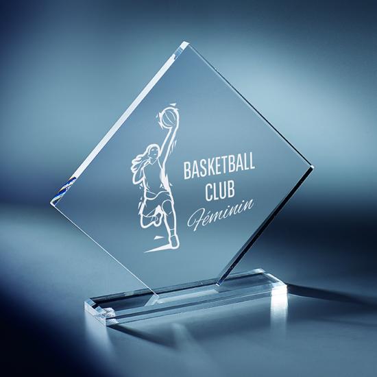 Trophée Plexiglas Personnalisable 19cm - PL074C