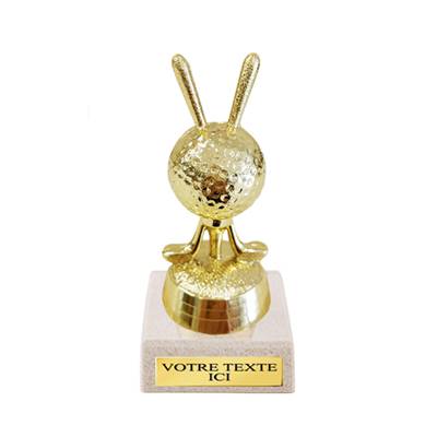 Trophée golf plastique 9cm - FST1054