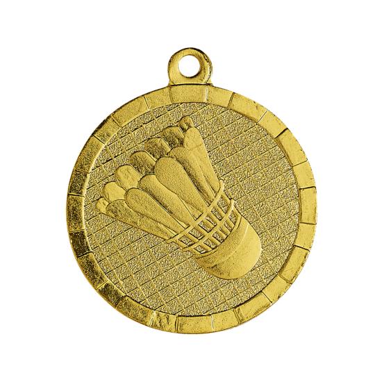 Médaille badminton Ø32mm - M141R