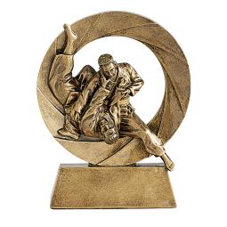 Trophée judo femme résine 11cm