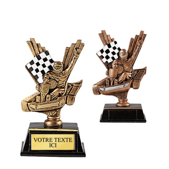 Trophée karting résine