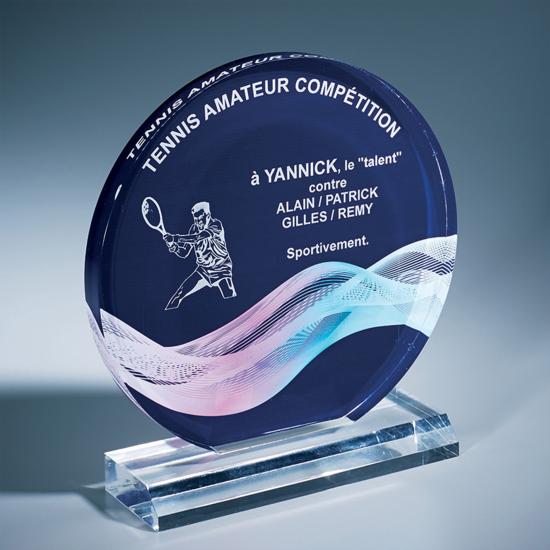 Trophée Plexiglas Personnalisable 19cm - PL082