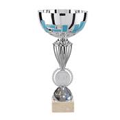 Coupe argent turquoise 26cm - TDF125A