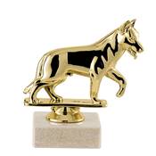 Trophée chien plastique 11cm - MSJ020